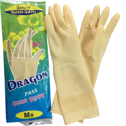 Bao tay nhựa cao su Dragon S,M,L,XL