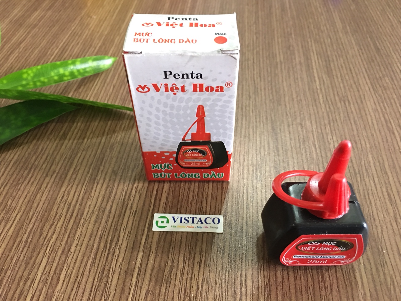 Mực bút lông dầu Penta Việt Hoa đỏ