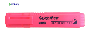 Bút dạ quang FO HL-05 hồng Flexoffice