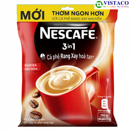 Café Nescafe 3in 1 bịch 46 gói
