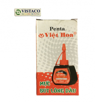 Mực bút lông dầu Penta Việt Hoa đỏ