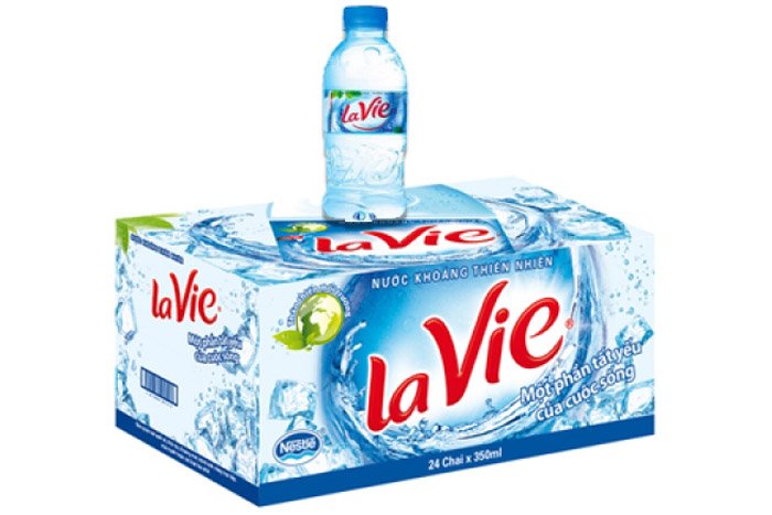 Nước uống tinh khiết thiên nhiên Lavie 355ml*24 chai