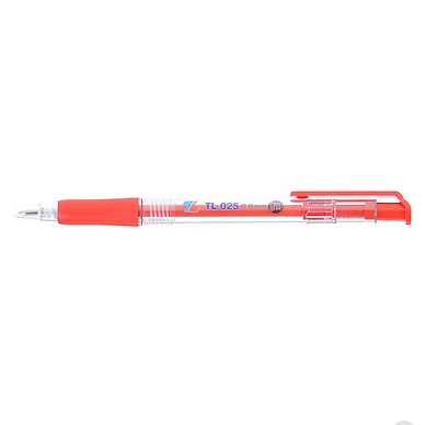 Bút bi TL025 Grip đỏ Thiên Long